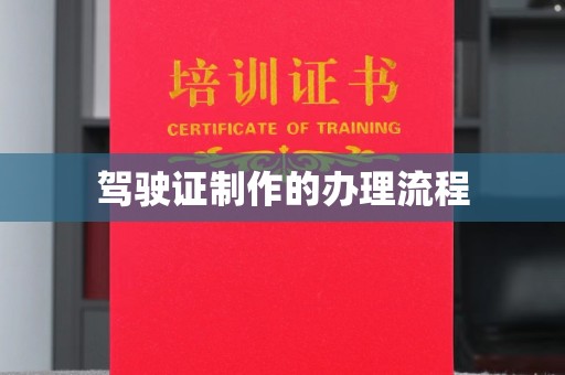 英吉沙驾驶证制作的办理流程