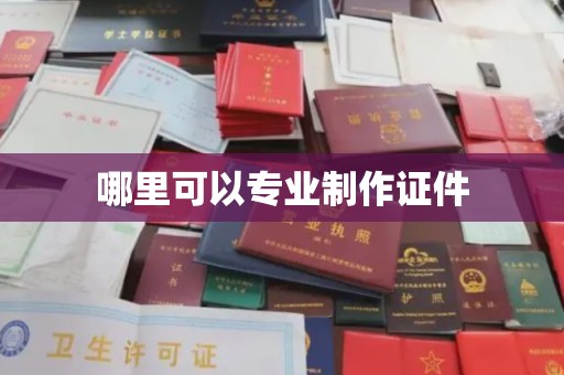 英吉沙哪里可以专业制作证件