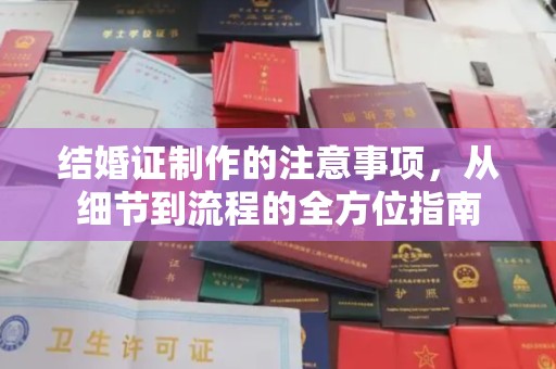 英吉沙结婚证制作的注意事项，从细节到流程的全方位指南