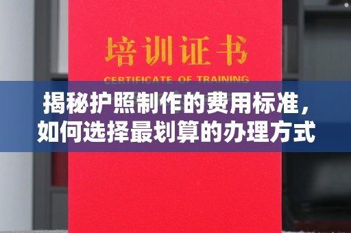 英吉沙揭秘护照制作的费用标准，如何选择最划算的办理方式？